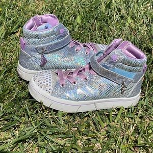 Girls Skechers light up high tops
